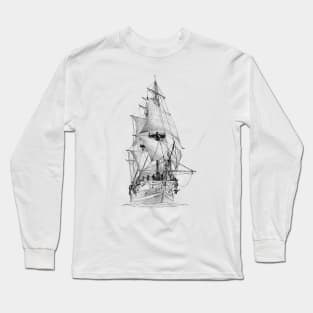 Segelschiff Long Sleeve T-Shirt